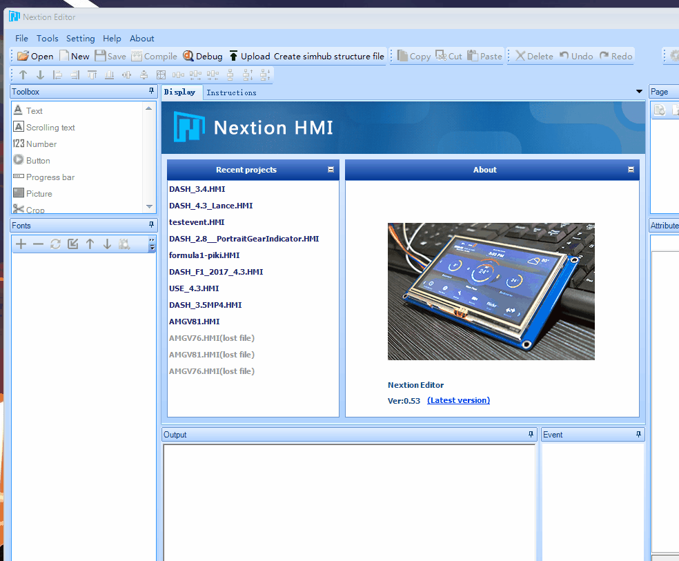 Nextion Display Template creation using mapping editor · SHWotever ...