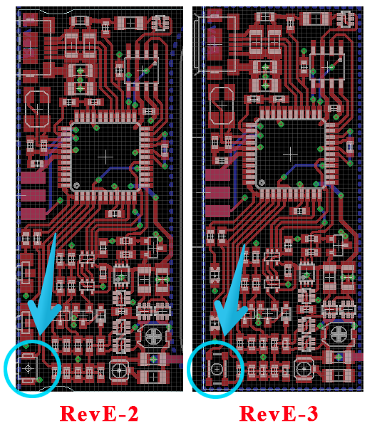 ChameleonMini pcb reve2 between reve3