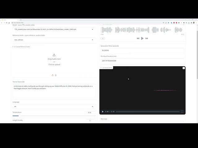 Myself Develop Gradio Web UI For Coqui-AI TTSv2 - coming with Full Fine-Tuning Scripts