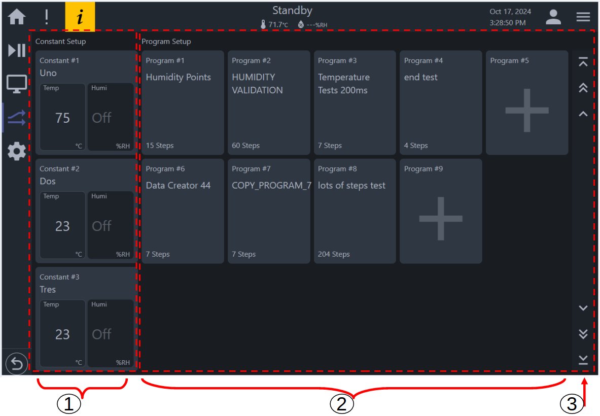 Set Mode page