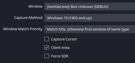 OBS Config