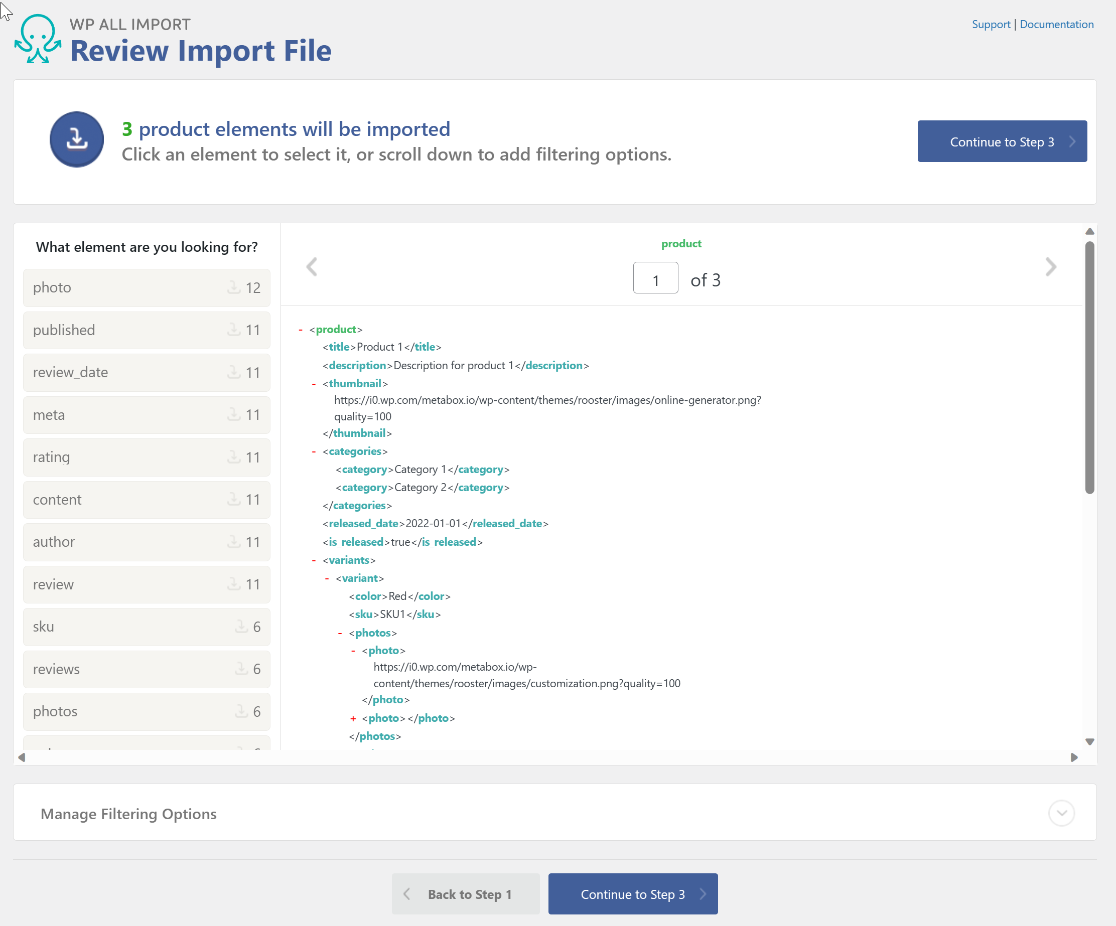 Review Import File