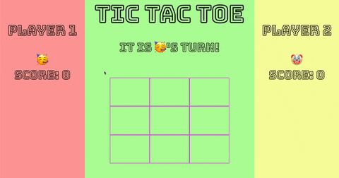 tic tac toe's player2 wins gif