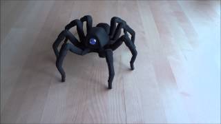 T8 3D Printed Octoped Robot - Spider Salsa Rumba! Halloween 2013