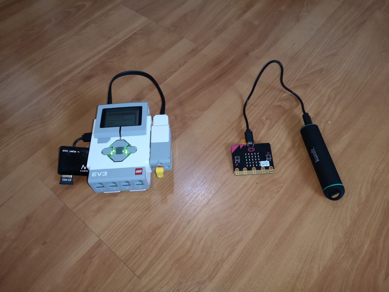 EV3 and micro:bit