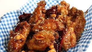 Crunchy Korean fried chicken  Dakgangjeong: ??? 