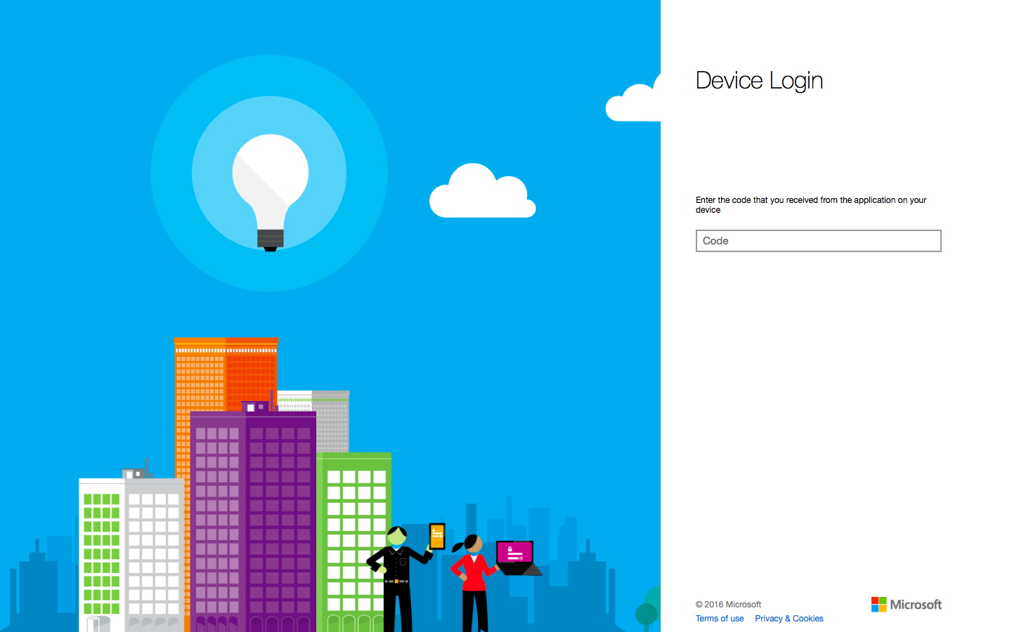 Microsoft Azure Device Login