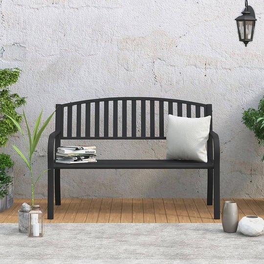 maypex-steel-outdoor-patio-bench-1