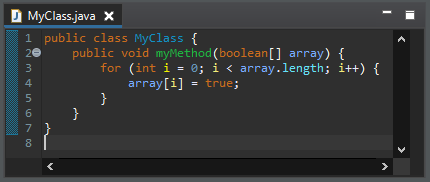 arrays fill before