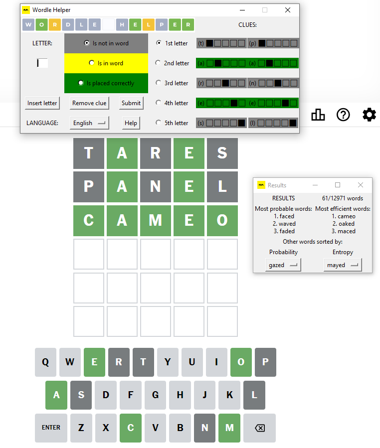 GitHub - Crippius/wordle-solver: Creating a program that can solve ...