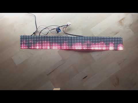 Demonstration of Fire on a long matrix 