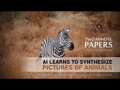 AI Learns to Synthesize Pictures of Animals | Two Minute Papers #152