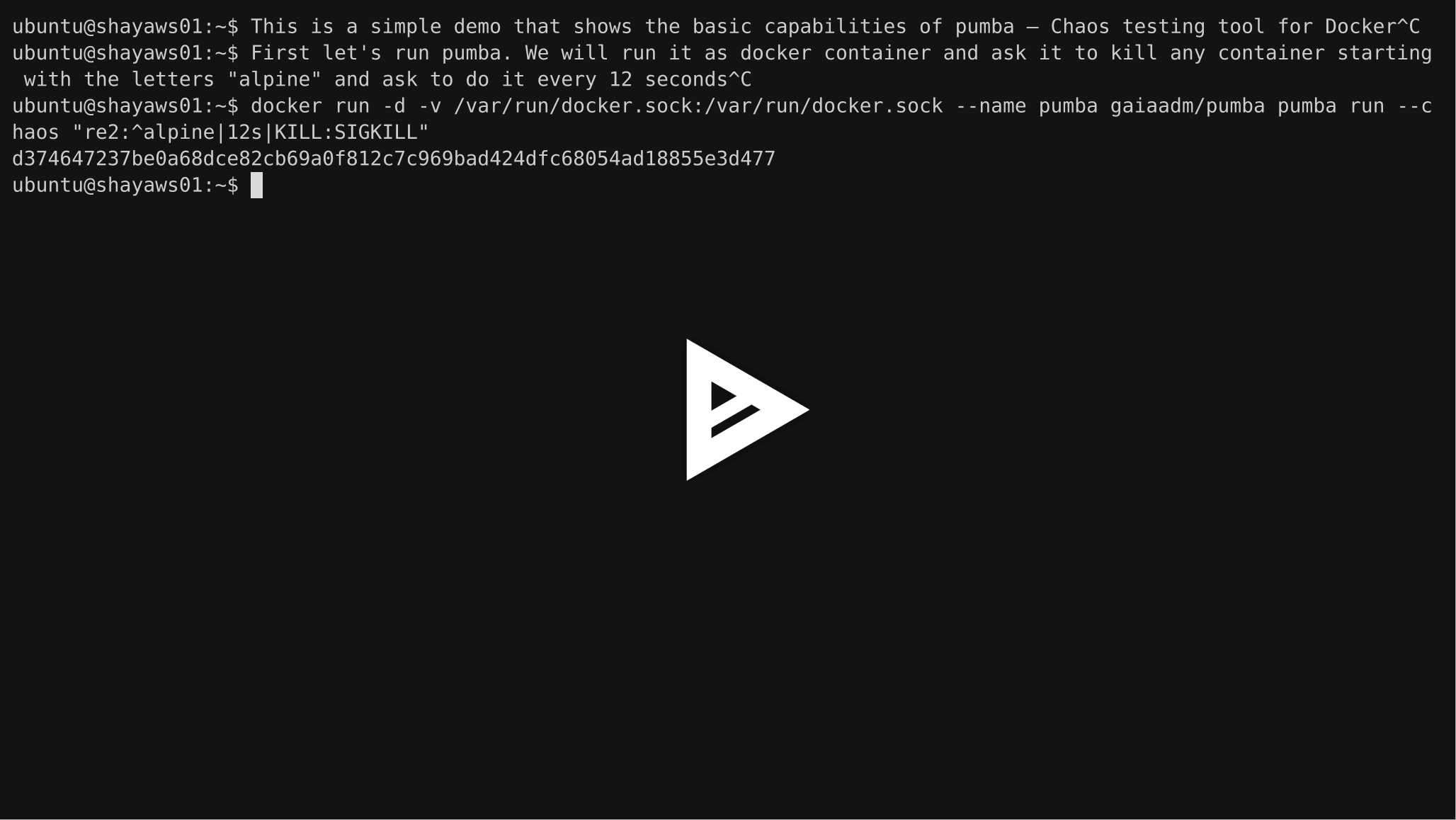 asciicast
