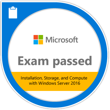 Exam 740: Installation, Storage and Compute with Windows Server 2016