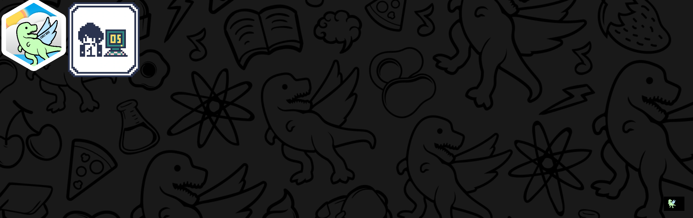 An image of @iamdinan's Holopin badges, which is a link to view their full Holopin profile