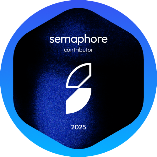 GitPOAP: 2025 Semaphore Contributor GitPOAP Badge