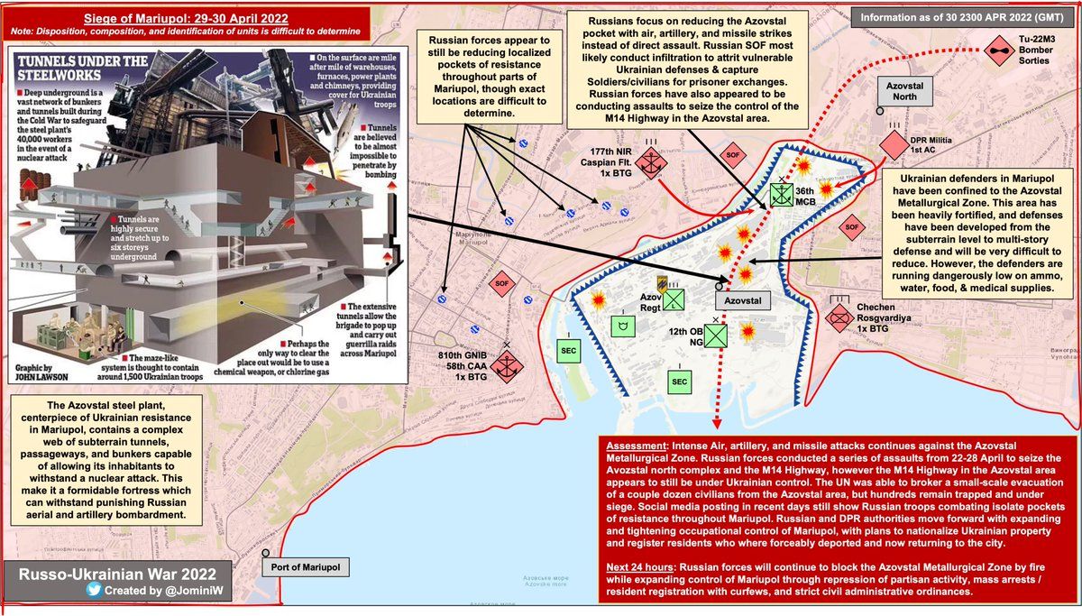 Siege of Mariupol 2022.4.29-30 🔍