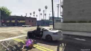 GTAV Lady Gets DESTROYED