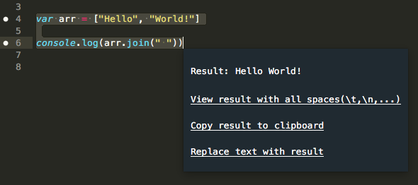 example #2 Evaluate JavaScript Feature