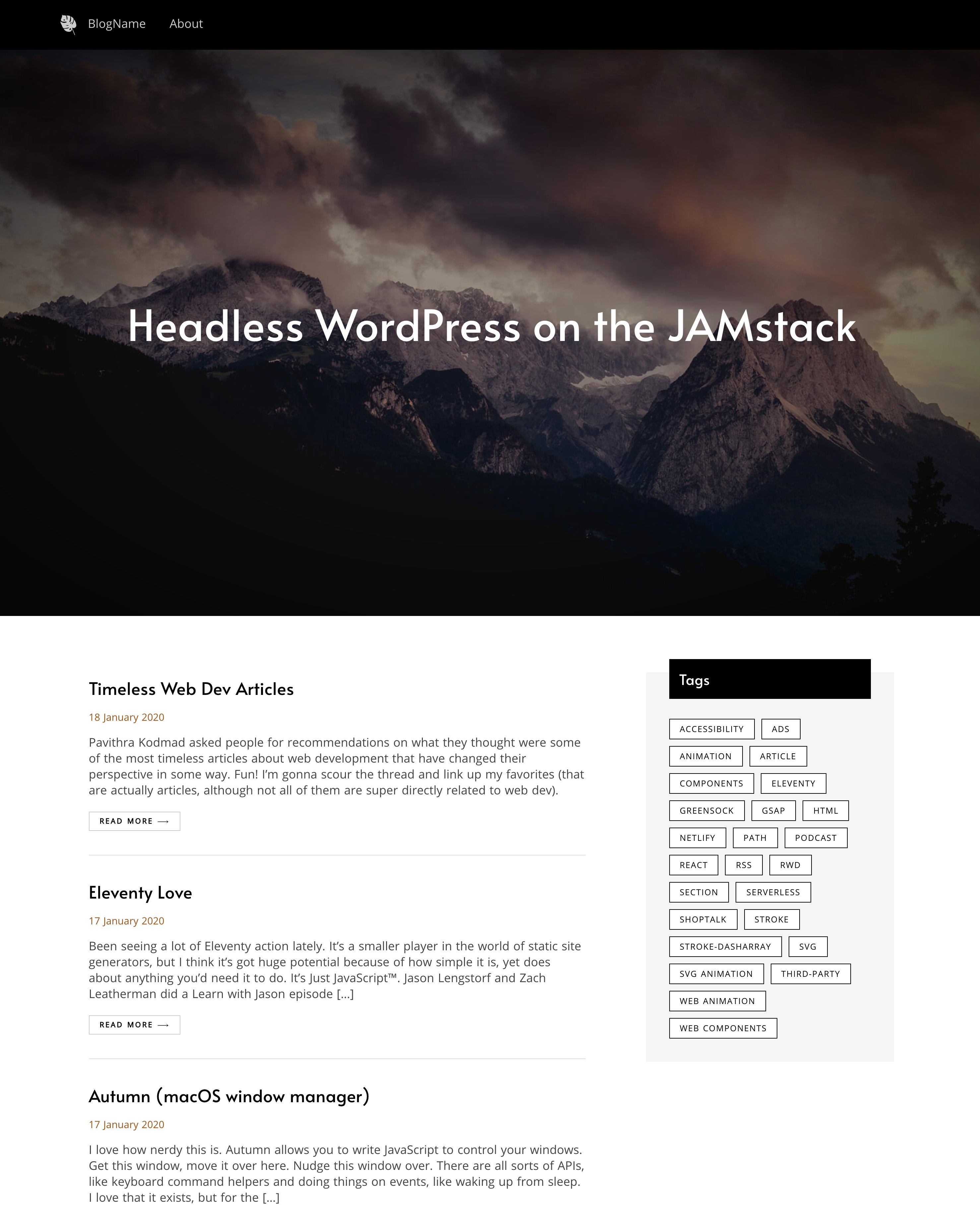 Headless WordPress Template Preview