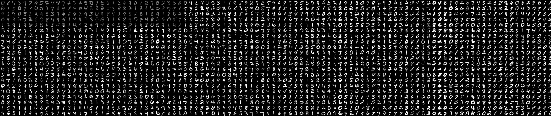 handwritten digits