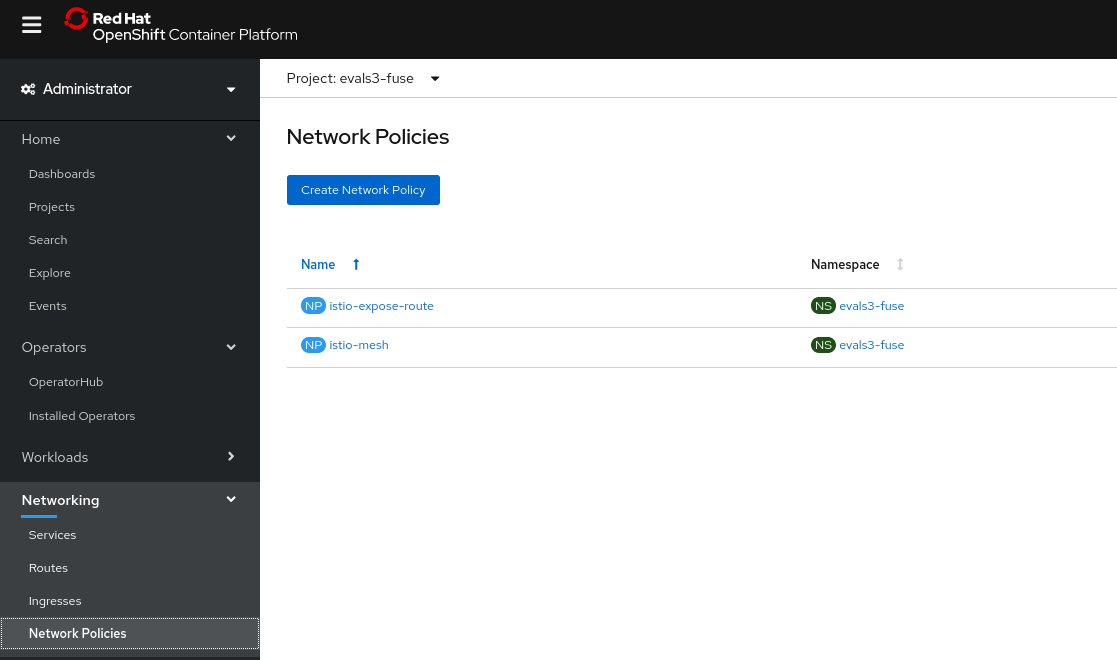 Networkpolicy