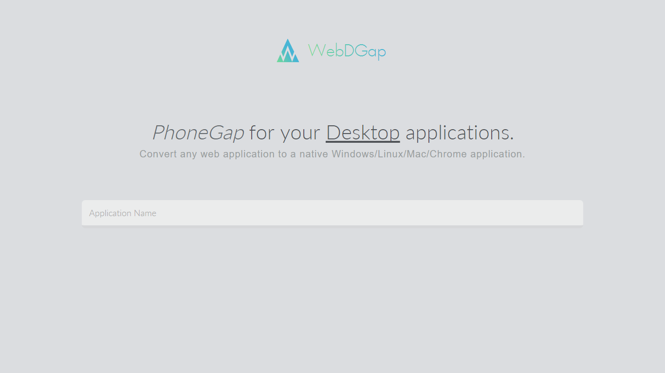 webdgap screenshot