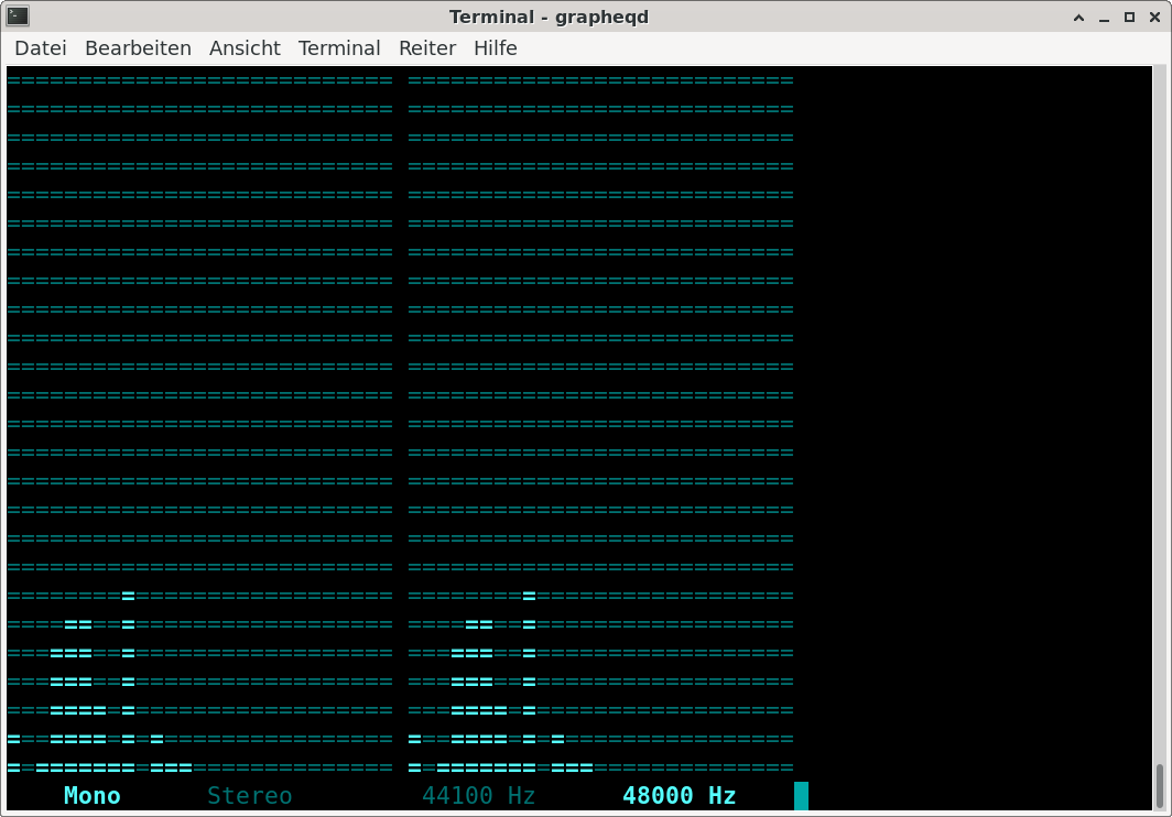 ascii interface in color mode