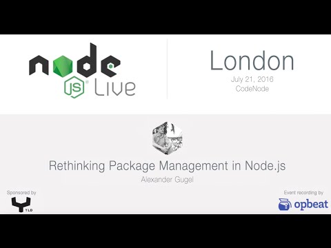 Alexander Gugel - Node.js Live London