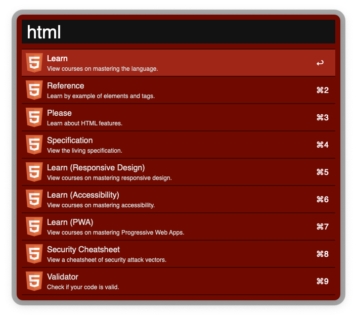 HTML workflow screenshot.