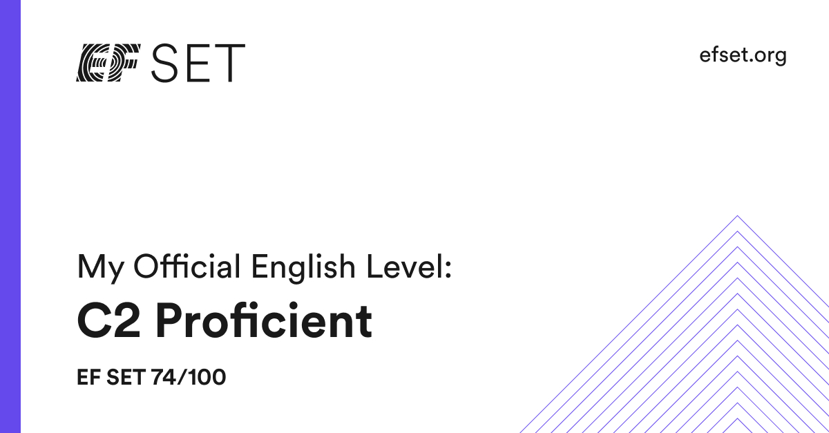 EF SET C2 Proficient