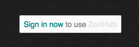 ZenHub sign-in floater