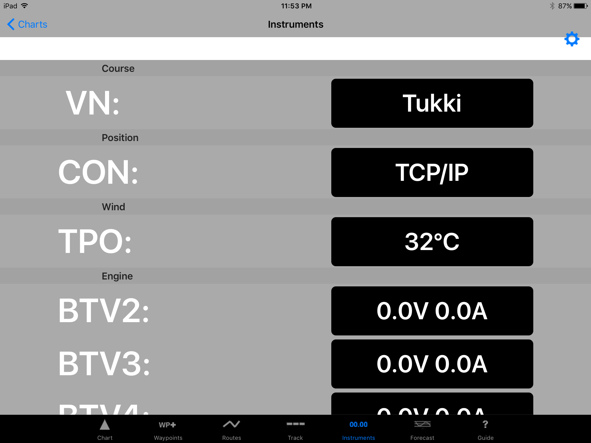 iNavX Configuration for KBox