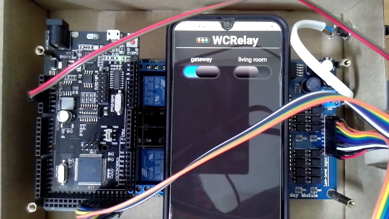 WebController Relay on Arduino Mega ESP8266