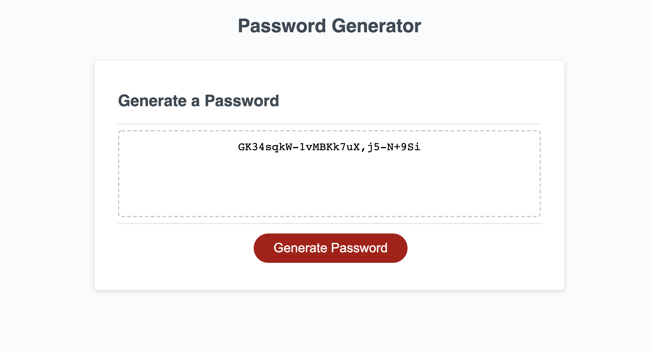 password generator