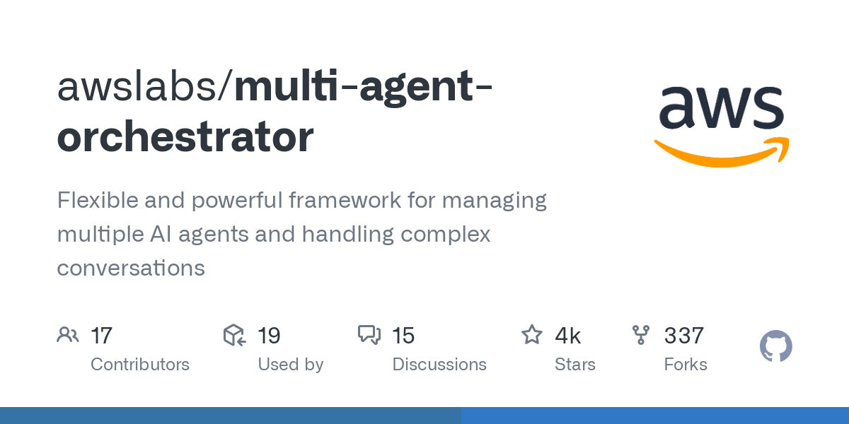 awslabs / multi-agent-orchestrator