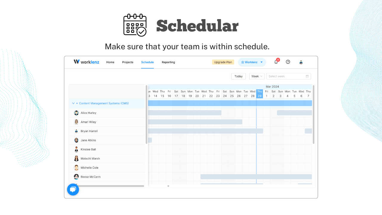 Worklenz scheduler