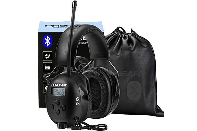 hearing-protection-headphones-bluetooth-with-rechargeable-battery-black-new-1