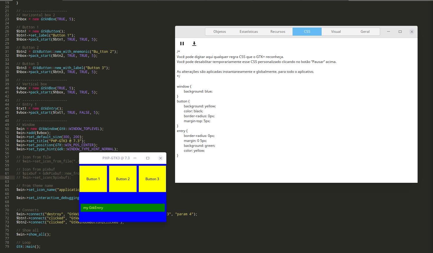 GTK interactive debugger