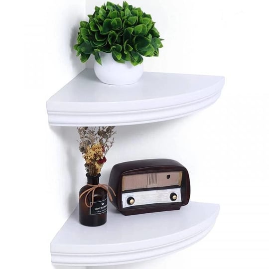 great-choice-products-floating-corner-shelves-2-tier-fan-shaped-corne-1