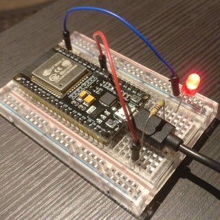 LED blinking with ESP32