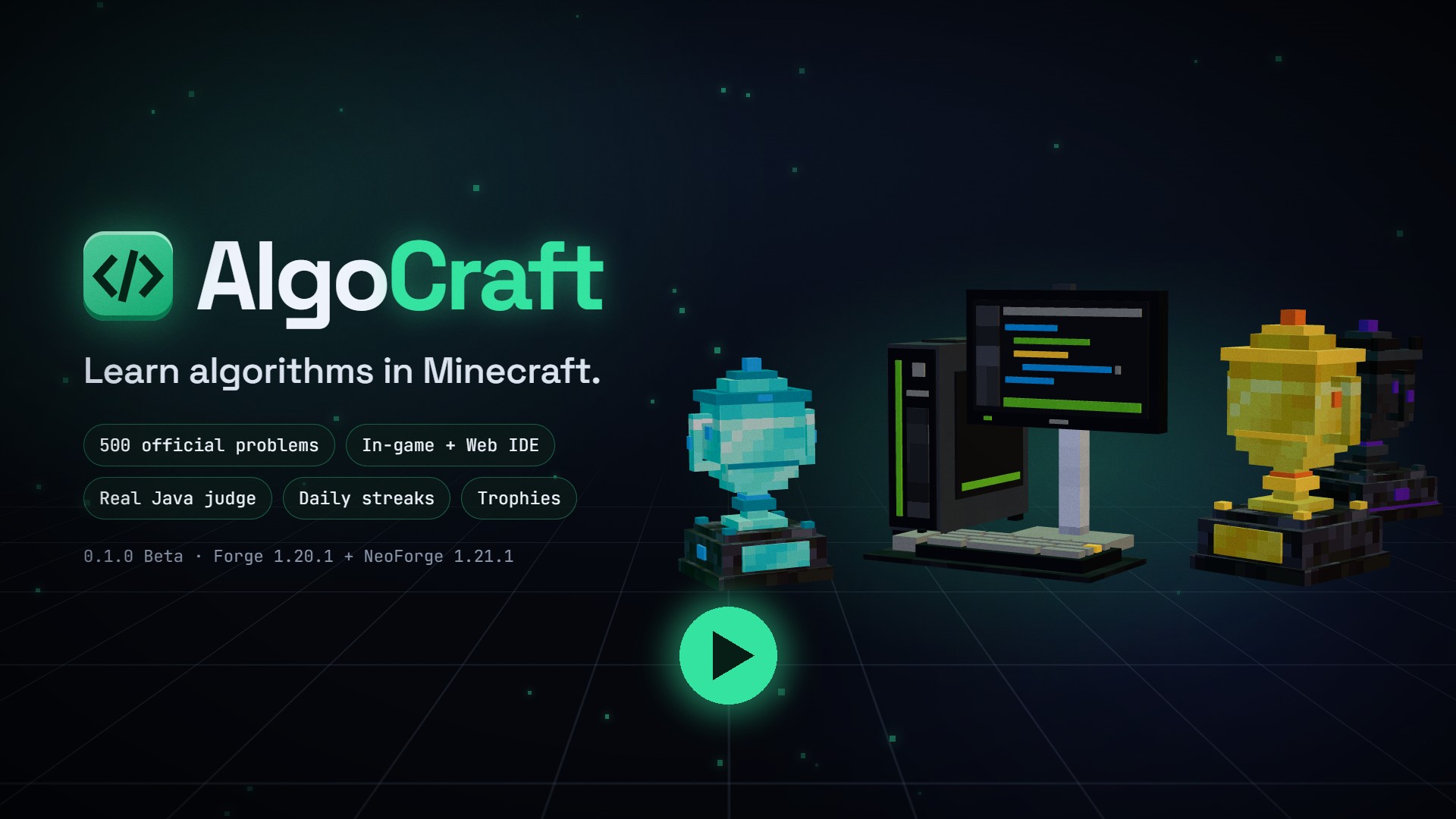 Watch the AlgoCraft trailer