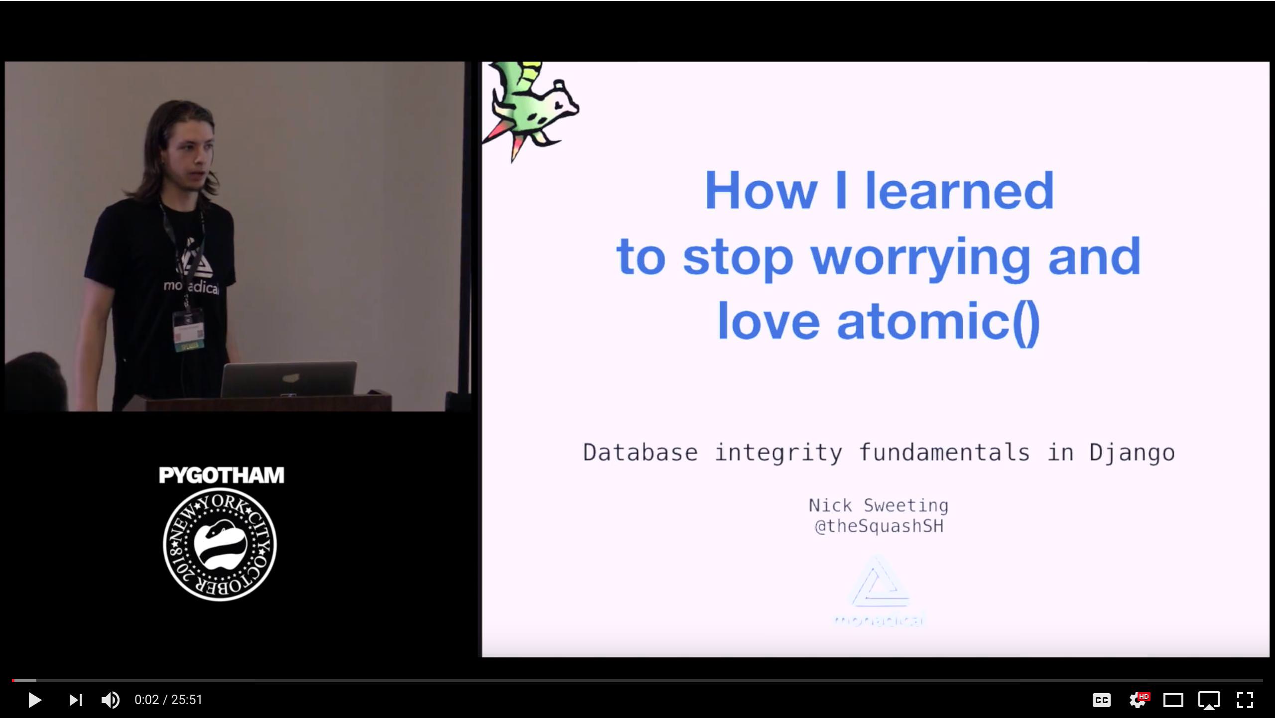 First slide of talk