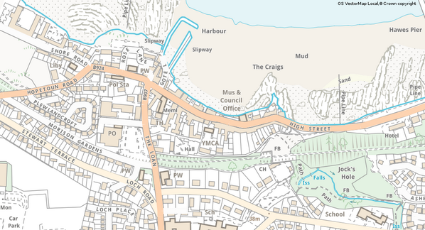 OS VML styled with QGIS styles