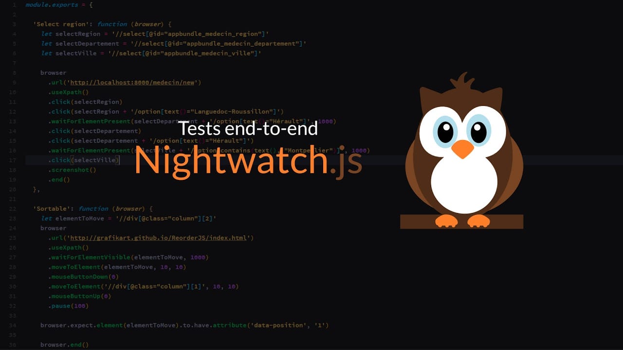 Automation Testing with Node.js and Nightwatch