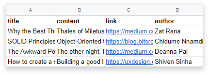 Sheet Structure