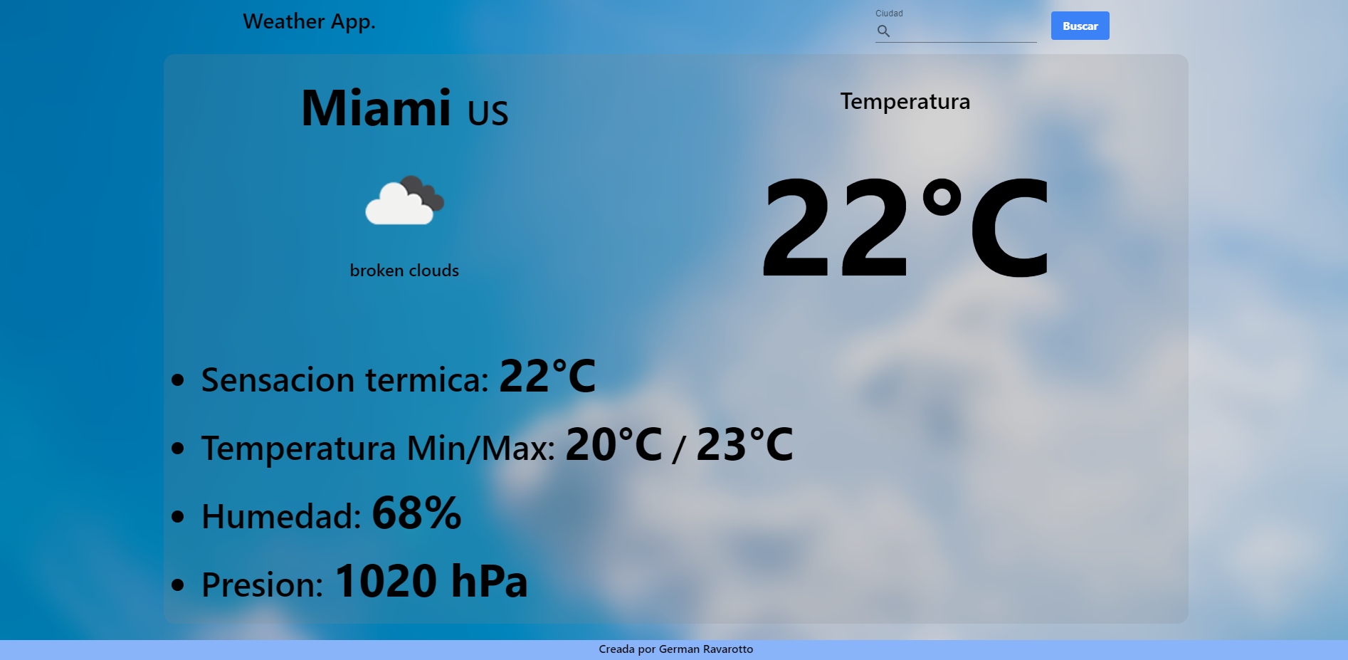 Proyecto WeatherApp