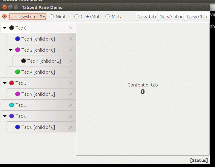 Screenshot of swing-htabs