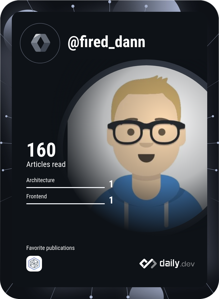 Ferdinand B.'s Dev Card