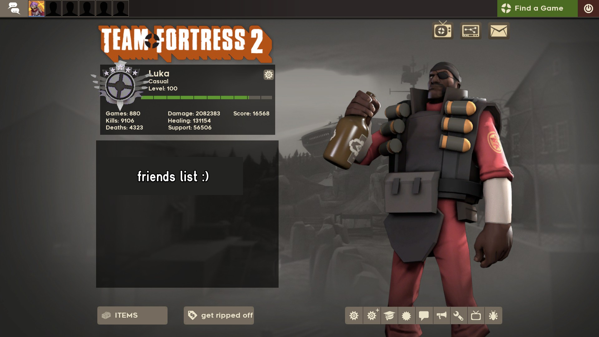 Main Menu